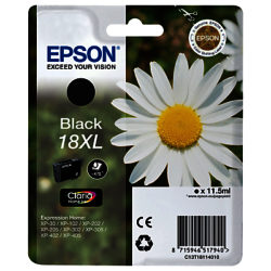 Epson Daisy 18XL Inkjet Cartridge, Black